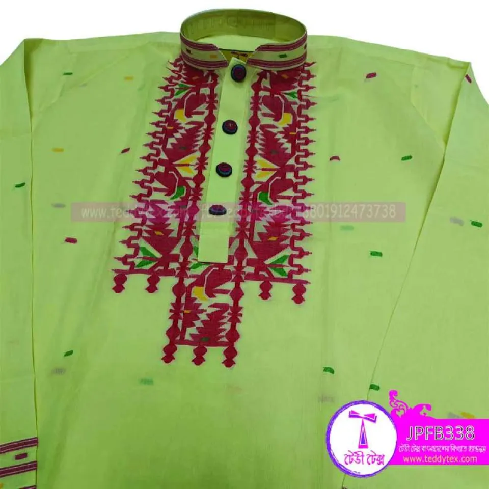 Dhakai Handloom Super Premium Jamdani Panjabi thumbnail 2