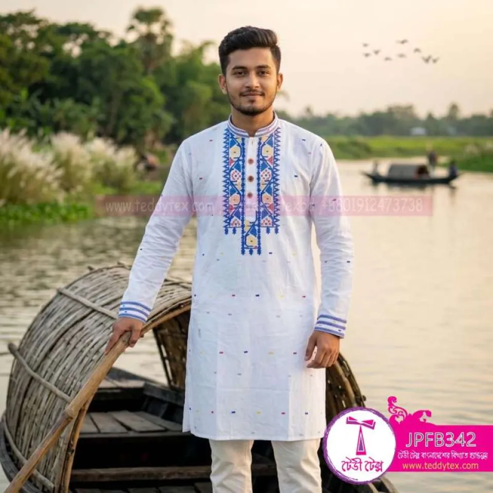 Dhakai Handloom Super Premium Jamdani Panjabi